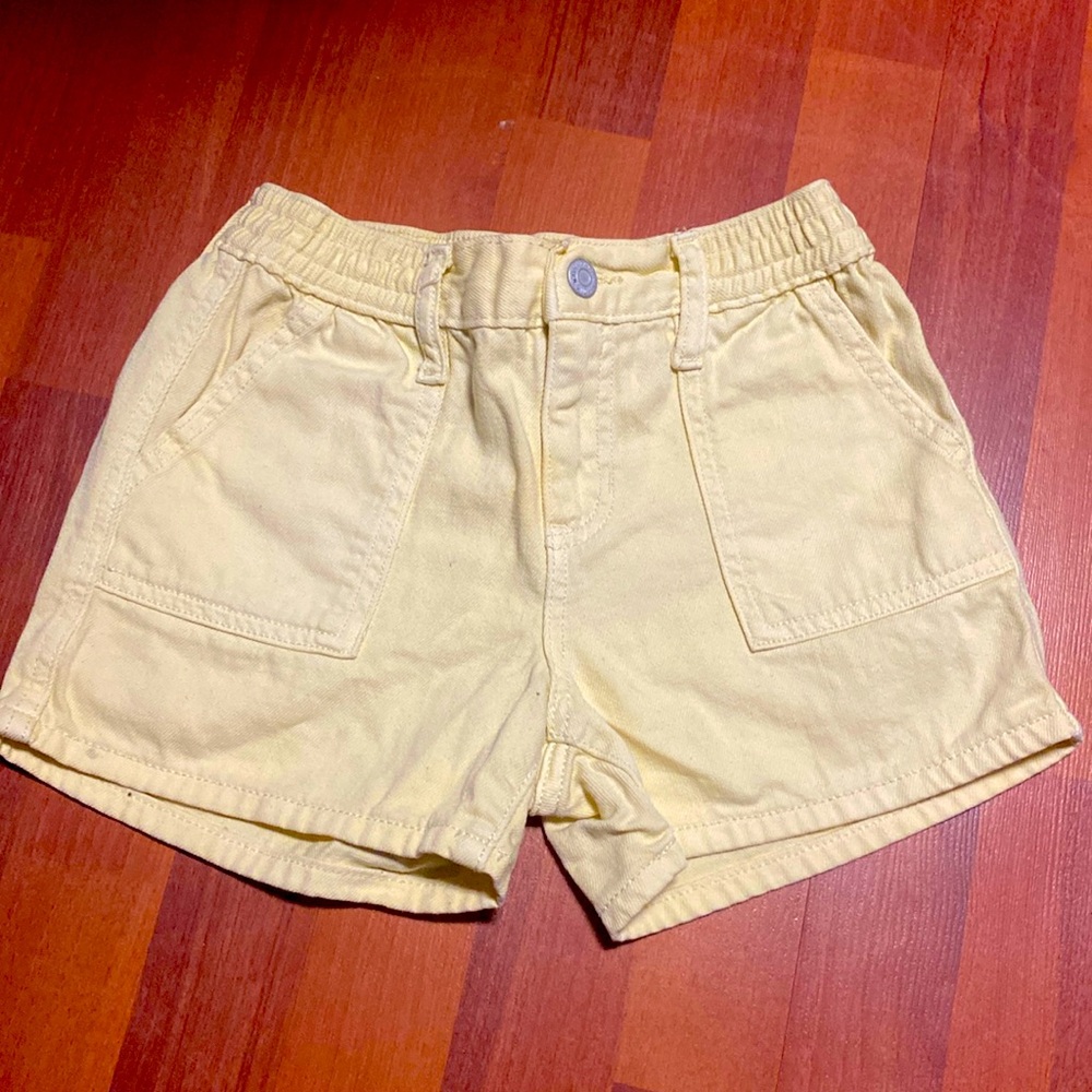 Old Navy yellow girl shorts